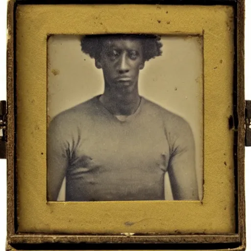 Image similar to Daguerreotype of a kapre playing basketball