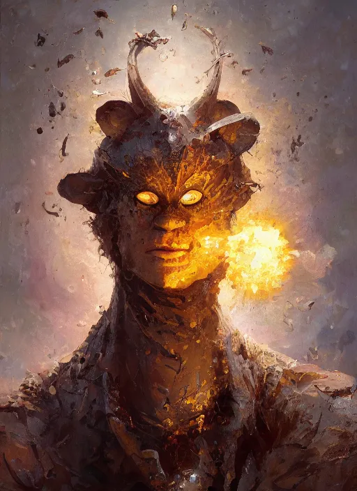 Image similar to Oil painting of a rat, portrait, D&D, Magic The Gathering, by Craig Mullins, Nekro, Victo Ngai, centered, symmetrical, 8k, sharp focus