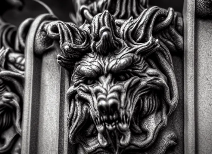 Image similar to photo of a real life photorealistic cerberus guarding the gates to the underworld. fantasy horror style. highly detailed 8 k. intricate. lifelike. soft light. nikon d 8 5 0 5 5 mm. dof. cinematic post - processing.