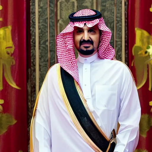 Prompt: the king of Saudi Arabia