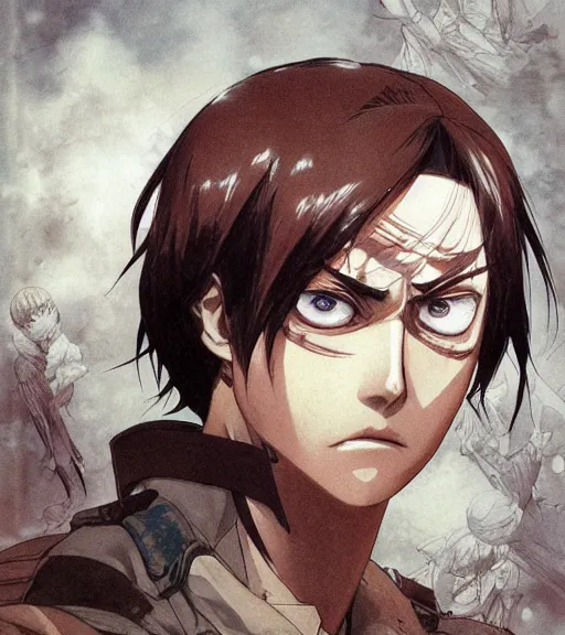 eren jager ( attack on titan, shingeki no kyojin ) | Stable Diffusion ...