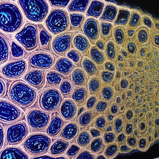 Image similar to cgsociety, hyperdetailed tapestry, rendering of shiny reflective specular dew drops forming in a colony of mycelium microplastics fused into rare lattice serpent sunstones, airbrush painting by Alfred Kelsner, glowing, trending on artstation, reflective movie still, imax 70 mm footage