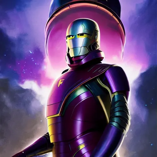 Image similar to elon musk as kang the conqueror in a Marvel movie by nuri iyem, james gurney, james jean, greg rutkowski, anato finnstark. hyper detailed, 50mm, award winning photography.