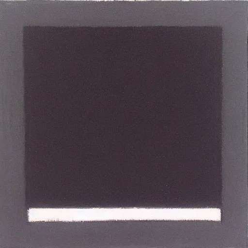 Prompt: black square malevich style