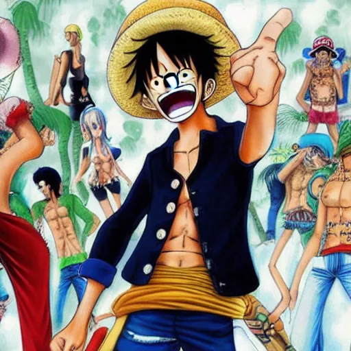 Prompt: one piece