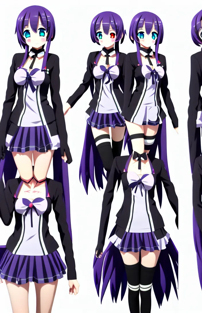 Image similar to Anime VTuber Full Body Model, Live2D, 8K, Hololive, Cover corp.