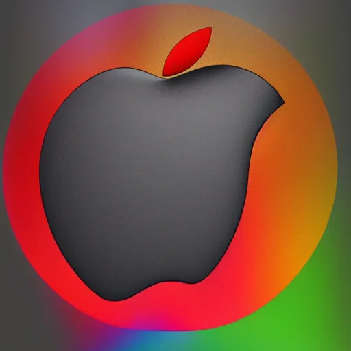 Image similar to apple logo mixed with android logo