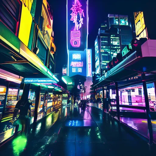 Prompt: auckland city at night, cyberpunk 2 0 7 7 style