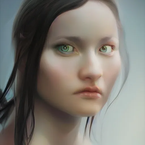 Image similar to The female in style of Svetlana Tigai, yanjun cheng, devian art, alexandr gaitota, sam yang, ghost blade art, realistic, cinematic, highly detailed, intricate