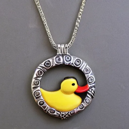 Image similar to duck with necklace