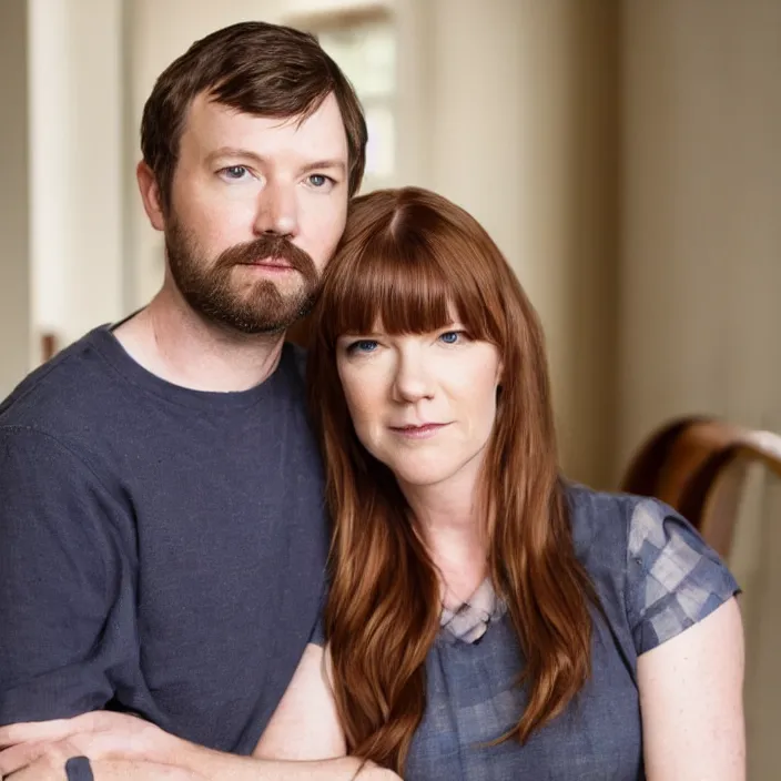 Image similar to amy bruni and adam berry portrait, kindred spirits tv show, 8 k,