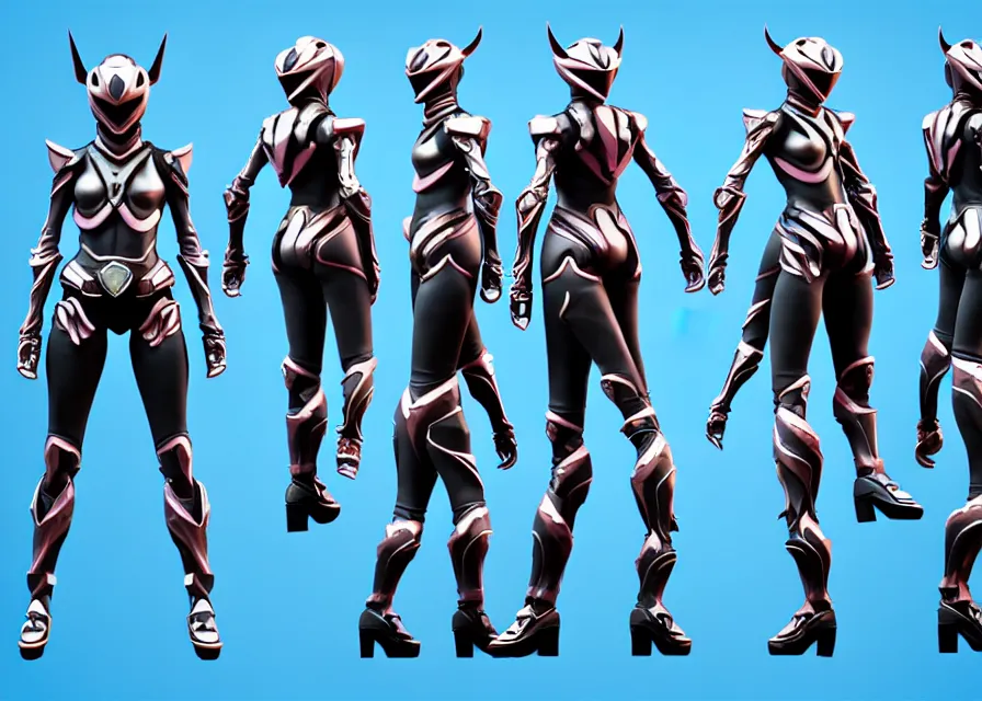 Image similar to female kamen rider character concept art sprite sheet of abstract rhino concept, big belt, single horn, human structure, concept art, hero action pose, human anatomy, intricate detail, hyperrealistic art and illustration by irakli nadar and alexandre ferra, unreal 5 engine highlly render, global illumination