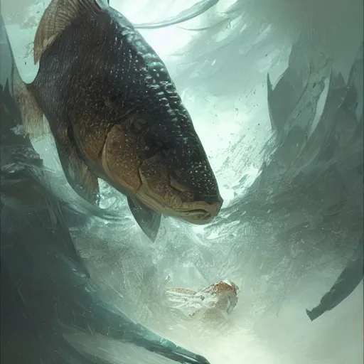 Image similar to plecostomus, sharp focus, illustration, highly detailed, digital painting, concept art, matte, art by ruan jia and wlop and greg rutkowski, masterpiece