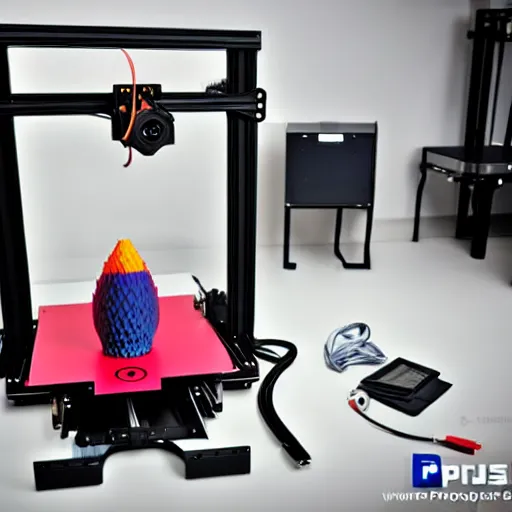 Image similar to josef prusa showing prusa 3 d printer high end photoshoot