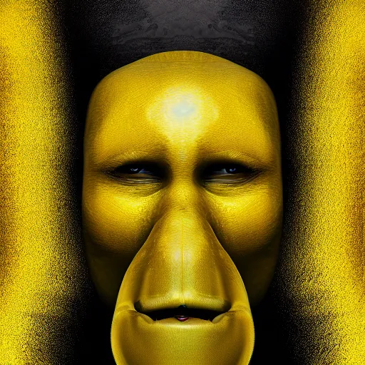Prompt: Banana man realistic portrait digital art