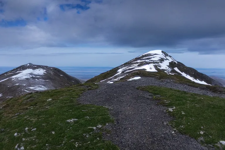 Prompt: photograph of claymore summit, beautiful