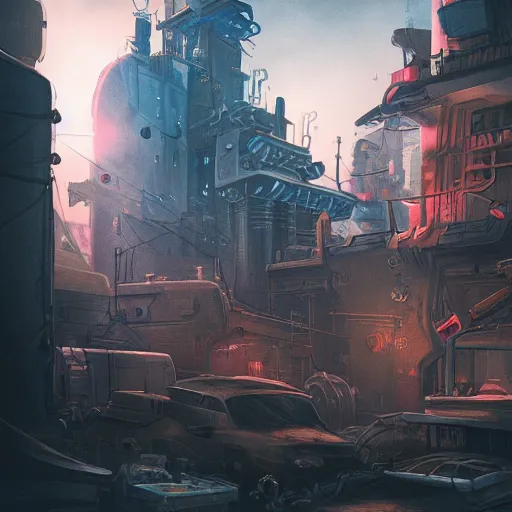 Image similar to detailed, small details, appear. Battle-worn retro-futuristic city tuning in from all 2D animation drawing, 2D family crest, skulls, hacker, drawing, painting, concept, fantasy, she made her way natural volumetric lighting, realistic