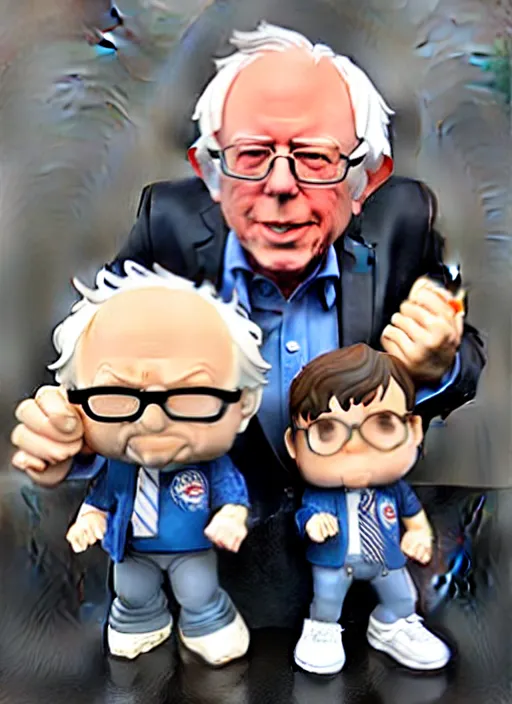 Image similar to bernie sanders funko pop