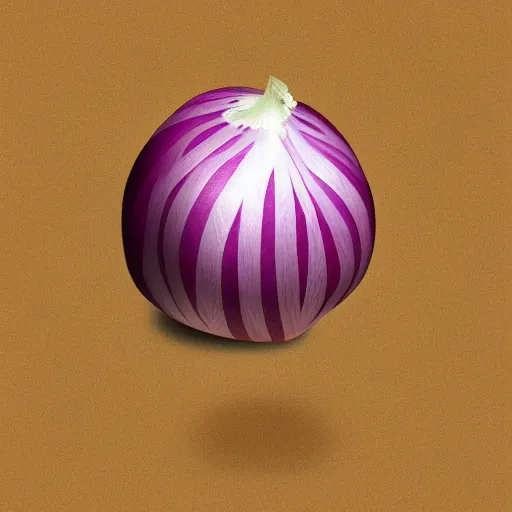 Prompt: onion crying art, 2d,3d render