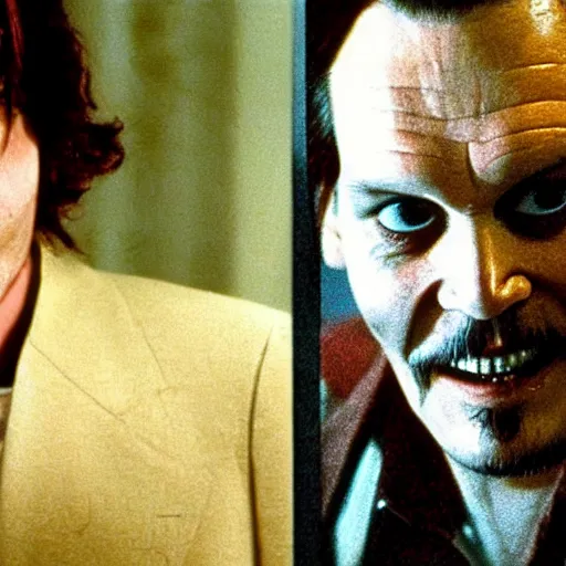 Image similar to Johnny Depp plays Jack Torrance in Shining