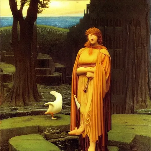 Image similar to Lord of lampreys, Edmund Leighton