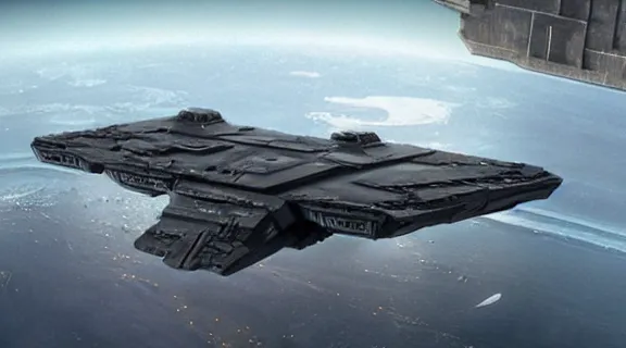 Image similar to sulaco star destroyer drop ship