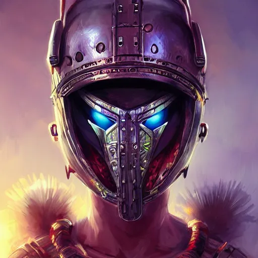 Image similar to cyberpunk viking helmet mask warrior goddess robot ninja fantasy, art gta 5 cover, official fanart behance hd artstation by jesper ejsing, by rhads, makoto shinkai and lois van baarle, ilya kuvshinov, ossdraws