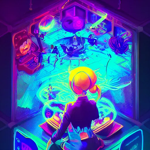 Image similar to skill magic deepdream radiating a glowing aura stuff loot legends stylized digital illustration video game icon artstation lois van baarle, ilya kuvshinov, rossdraws,