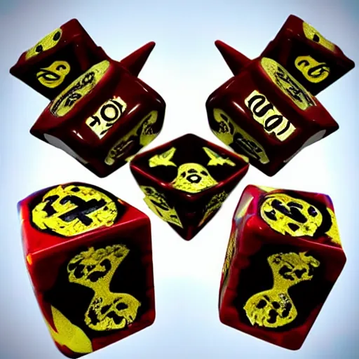 Image similar to triple skulls on blood bowl dice