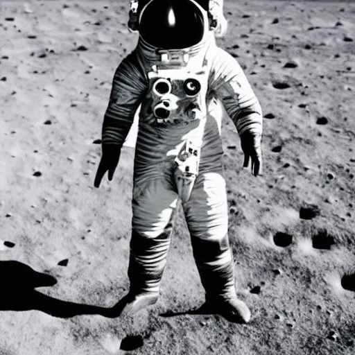 Image similar to detailed photo of an astronaut wearing an early diving suit, holding an electric guitar on the moon. old diving suit pictures. old diving suit. early diving suit. old diving suit photos. detailed