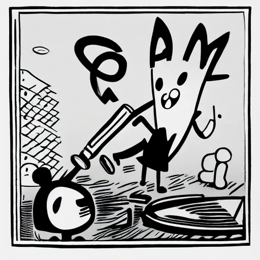 Prompt: a black and white photograph of a man destroying a computer with a baseball bat, in the style of gary baseman, photorealism, pulp, photography, realistic, surreal, contrast, soft lighting, film photography