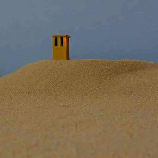 Prompt: sand, in the style of Giorgio de Chirico