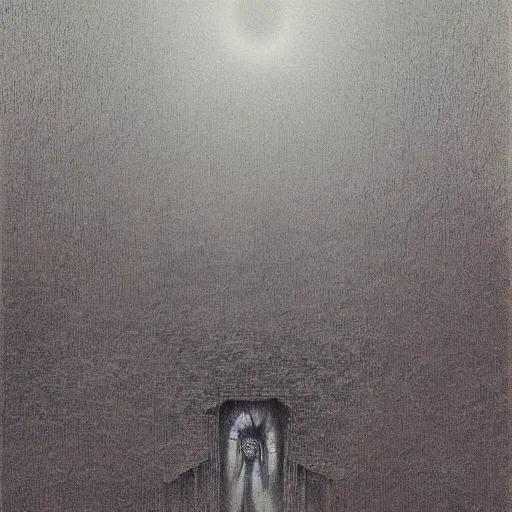 Prompt: scary japanese horror movie by Beksinski