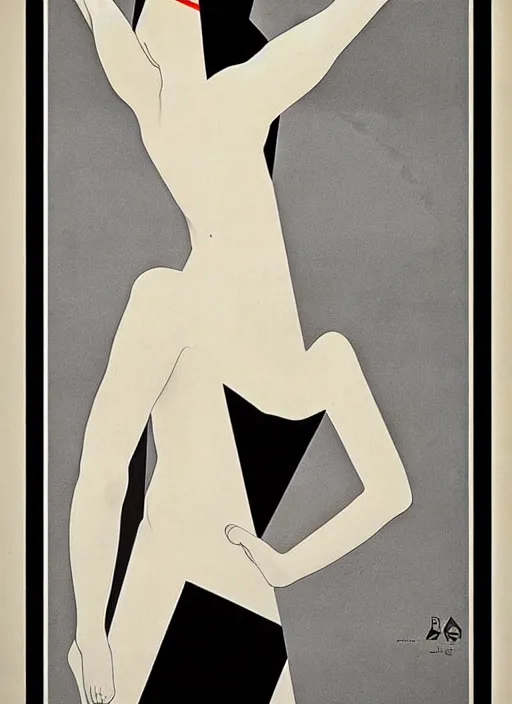 Image similar to constructivism monumental graphic super flat style figurative detailed portrait by avant garde painter and leon bakst, illusion surreal art, highly conceptual figurative art, intricate detailed illustration drawing, controversial poster art, geometrical drawings, no blur