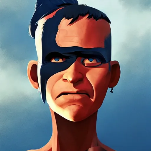 Image similar to face icon stylized minimalist mad max 2 : the road warrior, loftis, cory behance hd by jesper ejsing, by rhads, makoto shinkai and lois van baarle, ilya kuvshinov, rossdraws global illumination