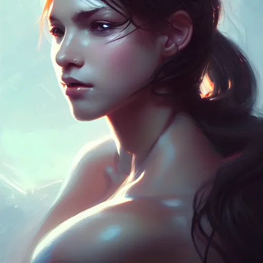 Image similar to portrait of a beautiful girl, snake wrapping around her, confident pose, sharp focus, illustration, highly detailed, concept art, matte, trending on artstation, anime, comics, marvel, art by wlop and artgerm and greg rutkowski, h 6 4 0