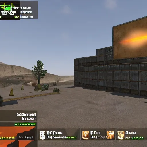 Image similar to CS:GO Ingame screenshot of the map nuke