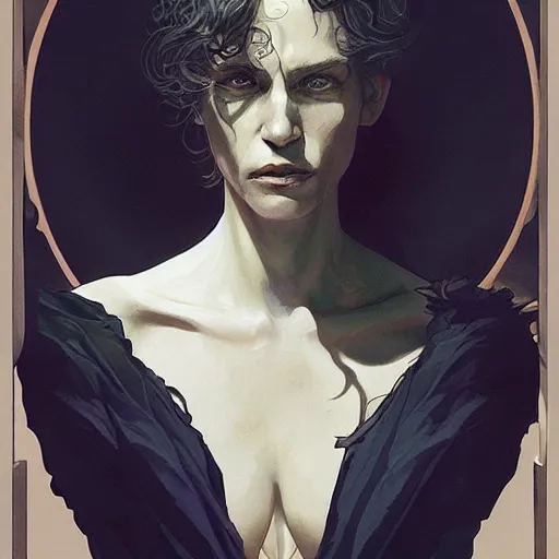 Prompt: the sandman by Neil Gaiman , intricate, elegant, highly detailed, digital painting, artstation, concept art, smooth, sharp focus, illustration, art by artgerm and greg rutkowski and alphonse mucha and francisco goya