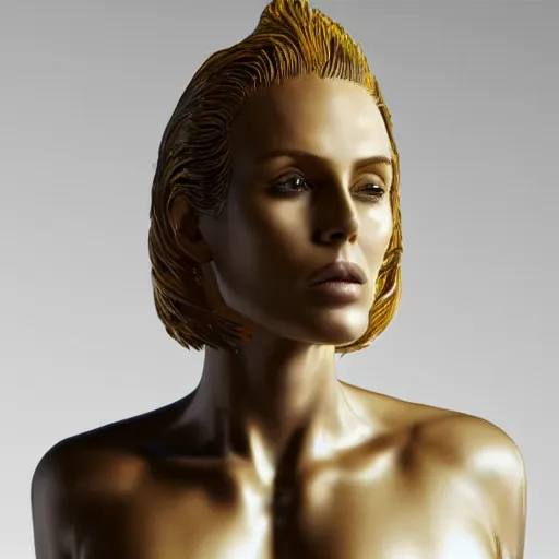 Prompt: nicole aniston sculpture made of flame, portrait, female, future, torch, fire, harper's bazaar, vogue, fashion magazine, intricate, concept art, close up, ornate, luxury, elite, elegant, trending on artstation, by ruan jia, by kenneth willardt, by ross tran, by wlop, by andrei riabovitchev,