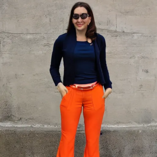 Image similar to orange pants