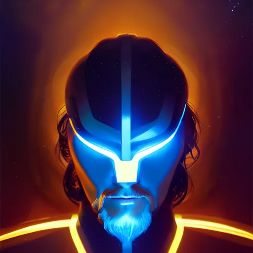 Image similar to tron legacy jesus visits the pittsburgh zoo, diffuse lighting, hyper realistic, concept art, intricate, hyper detailed, smooth, sharp focus, illustration, trending on artstation, art by greg rutkowski and james gurney and alphonse mucha