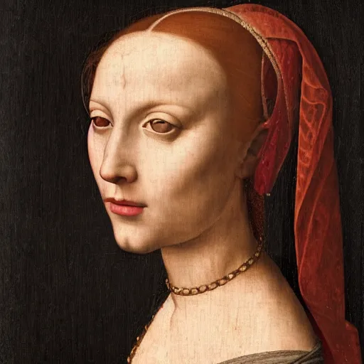 Image similar to portrait of a renaissance woman