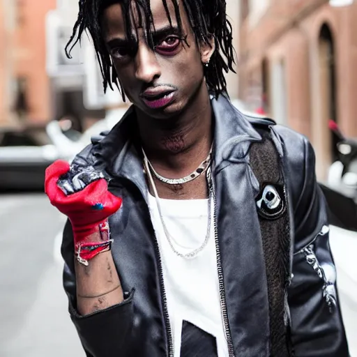 Image similar to playboi carti as a vampire 4 k the detailed super realistic