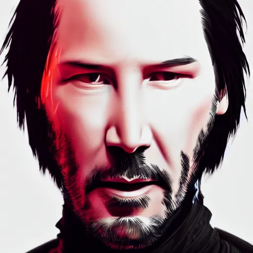 Image similar to keanu reeves as a sith, intricate artwork by tooth wu and wlop and beeple. octane render, trending on artstation, greg rutkowski very coherent symmetrical artwork. cinematic, hyper realism, high detail, octane render