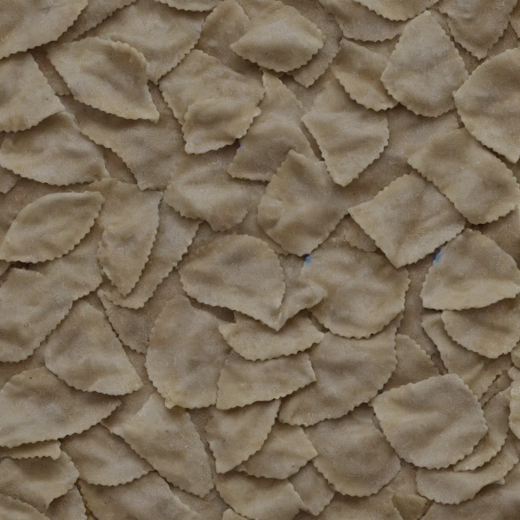 Prompt: ravioli texture, 4k