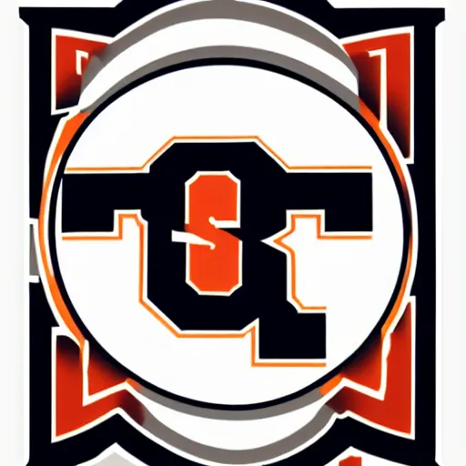 Image similar to oklahoma state university OSU cowboys logo, pistol pete