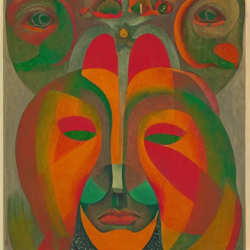 Image similar to floral face portrait by leonetto cappiello and wojciech siudmak and ernst fuchs, anni albers, oil on canvas