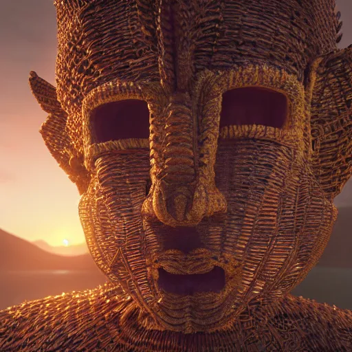 Prompt: highly detailed, the wicker man, by wes anderson, octane render, unreal engine