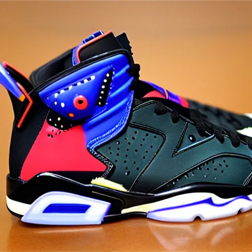 Image similar to spacejam jordan 6 basketball shoes 1990s edition collectors edition