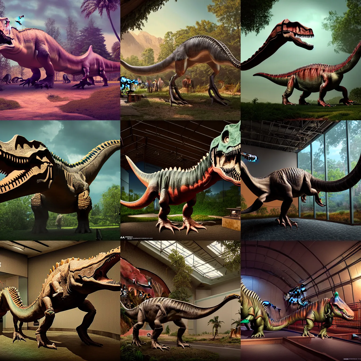 ArtStation - Dinosaur game